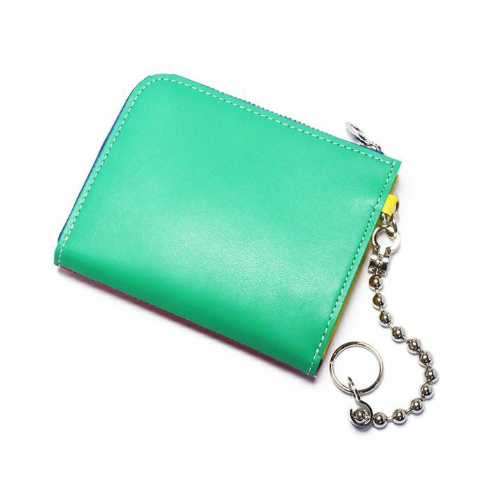 JSC-MSM005)L字ファスナー ミニ財布 レザー 二つ折り -Mr.M&Mr.L