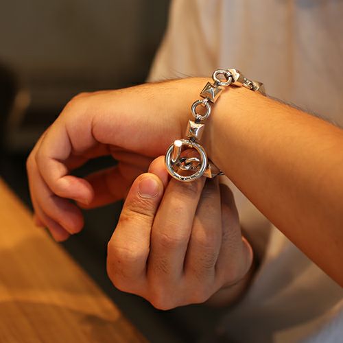 タ*カ様 JAM  MADE ブラック チェーンブレスレット ジャムホー JAM HOME MADE（ジャムホームメイド） ブレスレット オルタナティブ