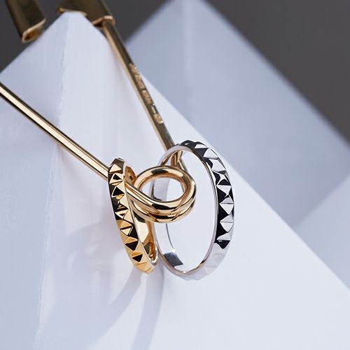 STYGS)フルエターナルスタッズマリッジリングS-K18YELLOWGOLD-/結婚