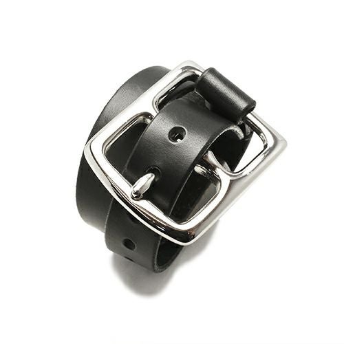 JNS742)POST レザー ブレスレット ダブル -ブラック｜アクセサリー通販