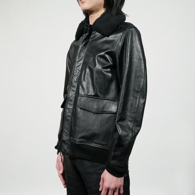 【ジャムホームメイド（JAMHOMEMADE）】レザー フライトジャケット "AG3"