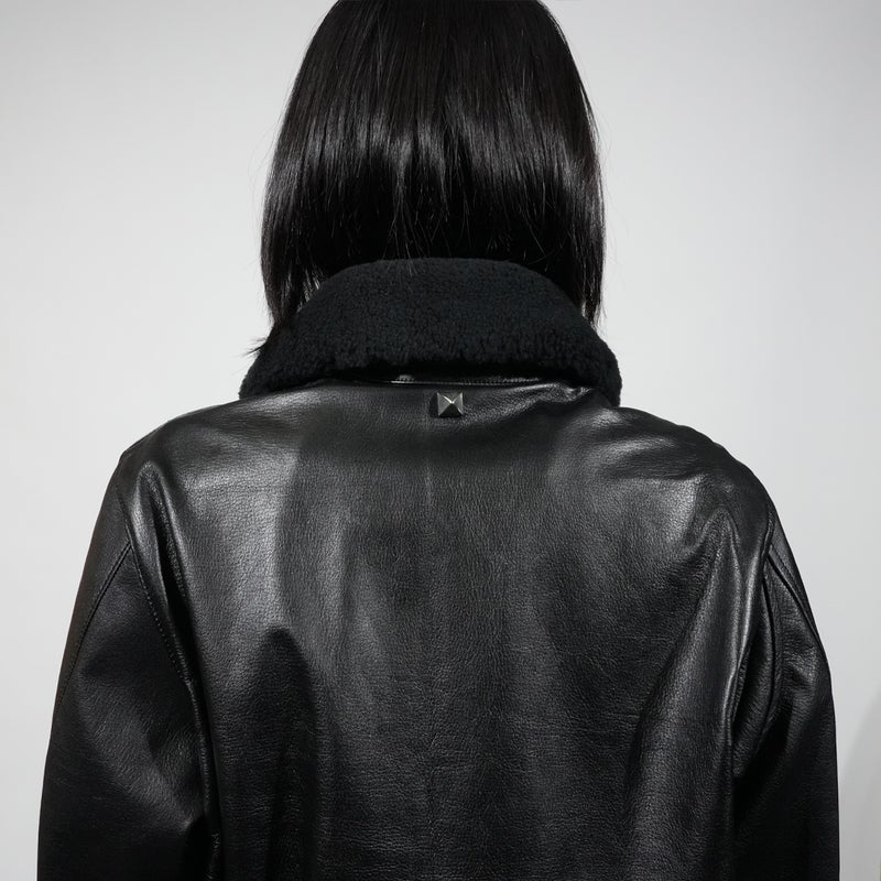 【ジャムホームメイド（JAMHOMEMADE）】レザー フライトジャケット "AG3"