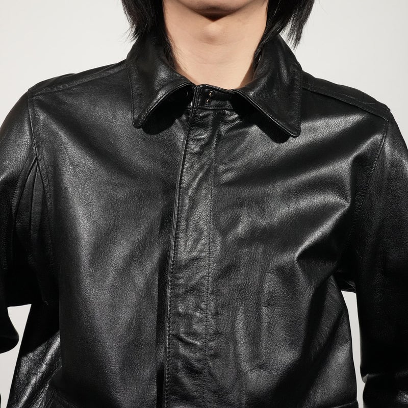 【ジャムホームメイド（JAMHOMEMADE）】レザー フライトジャケット "AG3"