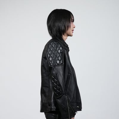 【ジャムホームメイド（JAMHOMEMADE）】レザー ライダースジャケット "LEWISON"