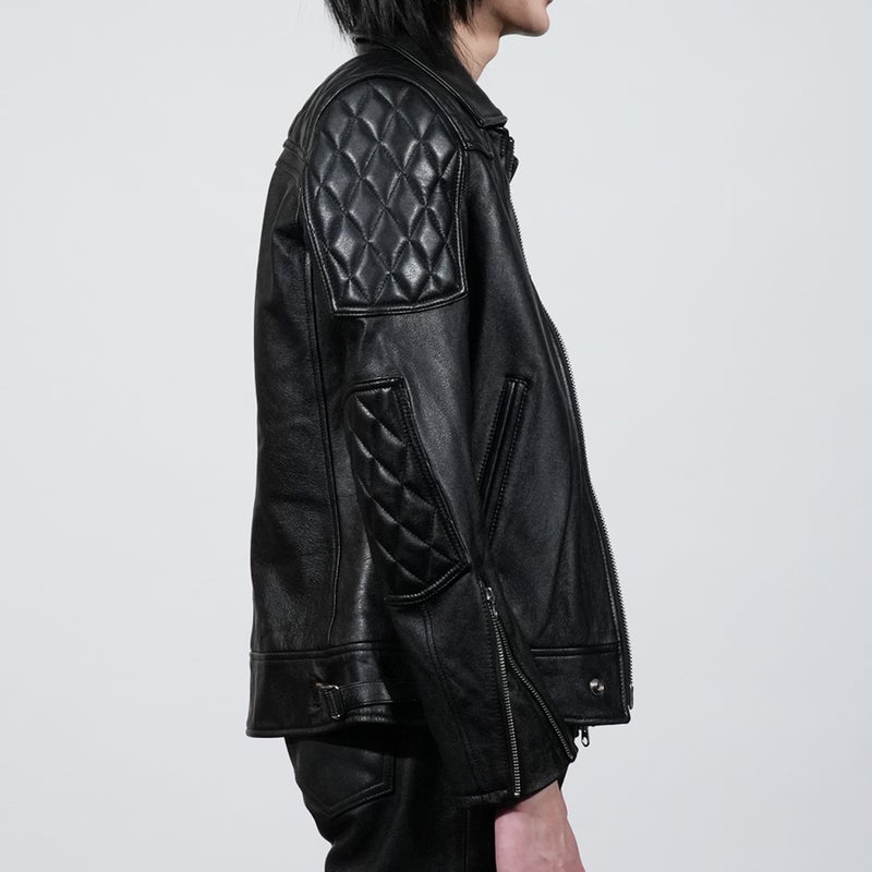 【ジャムホームメイド（JAMHOMEMADE）】レザー ライダースジャケット "LEWISON"