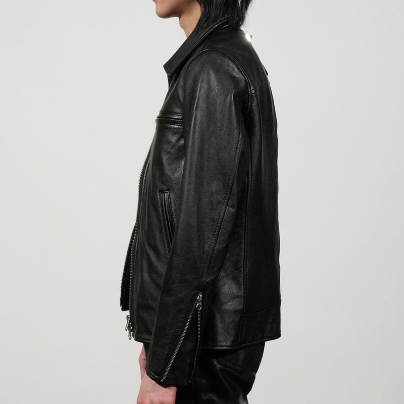 【ジャムホームメイド（JAMHOMEMADE）】レザー ライダースジャケット "LEWISON"