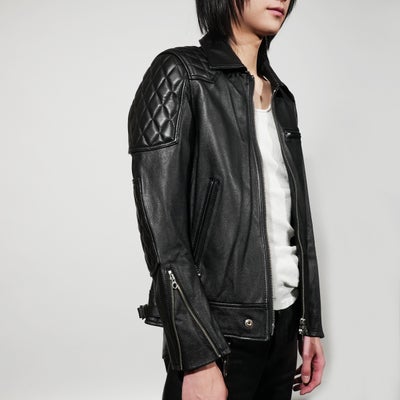 【ジャムホームメイド（JAMHOMEMADE）】レザー ライダースジャケット "LEWISON"