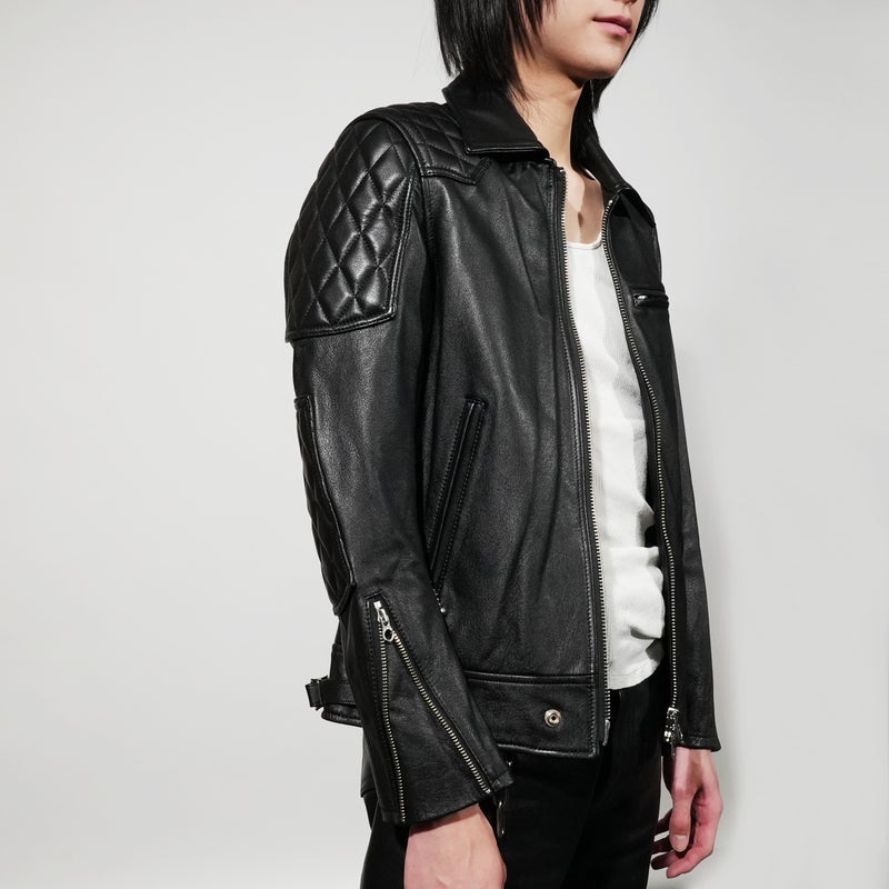 【ジャムホームメイド（JAMHOMEMADE）】レザー ライダースジャケット "LEWISON"