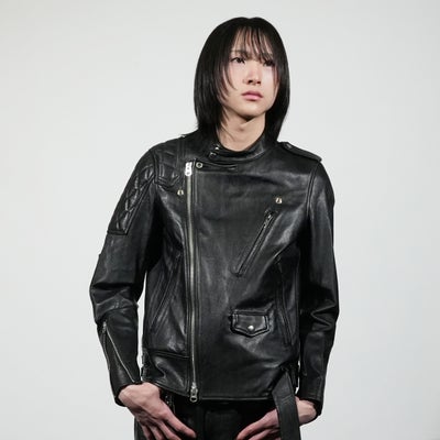 【ジャムホームメイド（JAMHOMEMADE）】レザー ライダースジャケット "MONSTAR"