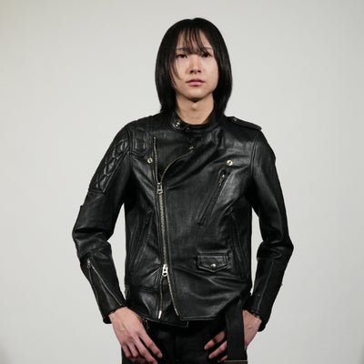 【ジャムホームメイド（JAMHOMEMADE）】レザー ライダースジャケット "MONSTAR"