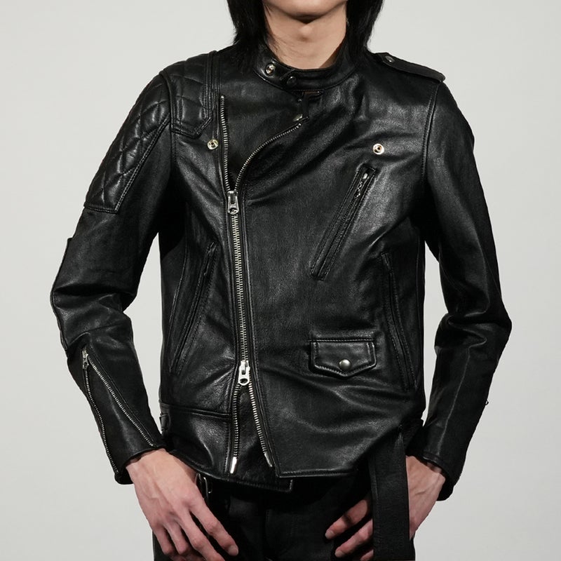 【ジャムホームメイド（JAMHOMEMADE）】レザー ライダースジャケット "MONSTAR"