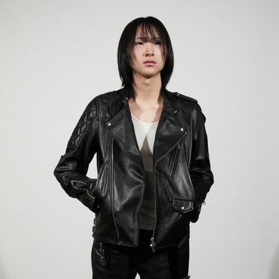 【ジャムホームメイド（JAMHOMEMADE）】レザー ライダースジャケット "MONSTAR"