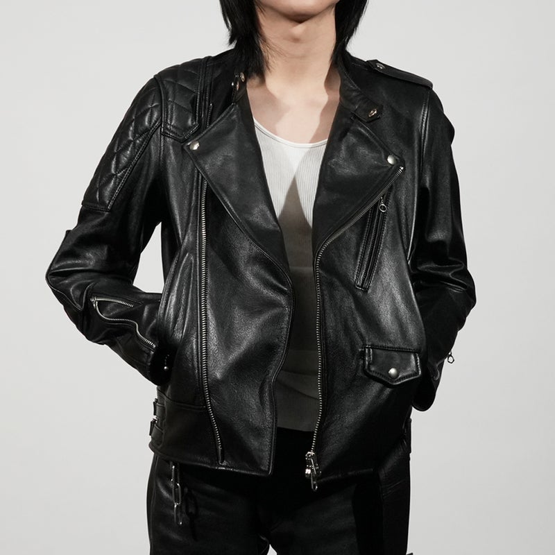 【ジャムホームメイド（JAMHOMEMADE）】レザー ライダースジャケット "MONSTAR"