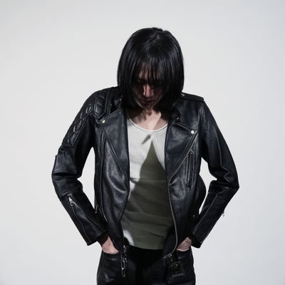 【ジャムホームメイド（JAMHOMEMADE）】レザー ライダースジャケット "MONSTAR"