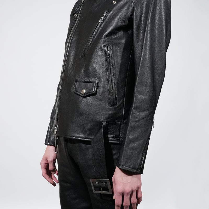 【ジャムホームメイド（JAMHOMEMADE）】レザー ライダースジャケット "MONSTAR"