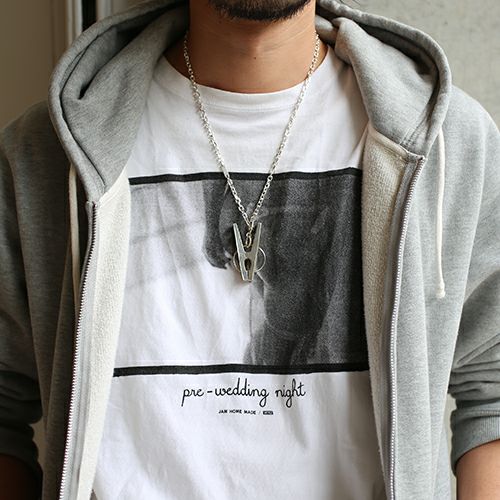 JNS765)アナーキー洗濯バサミネックレスC-真鍮｜アクセサリー通販の