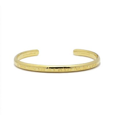 【ジャムホームメイド（JAMHOMEMADE）】スターウォーズ "STAR WARS&trade;" イントロダクトメッセージバングル - ゴールド