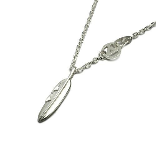 J-NS397)ダブルフェザー&ダイヤモンドネックレス｜アクセサリー通販の