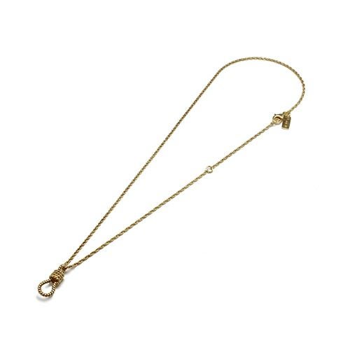 【ジャムホームメイド（JAMHOMEMADE）】パイレーツ・オブ・カリビアン / ワールド・エンド ロープ ネックレス S - ゴールド