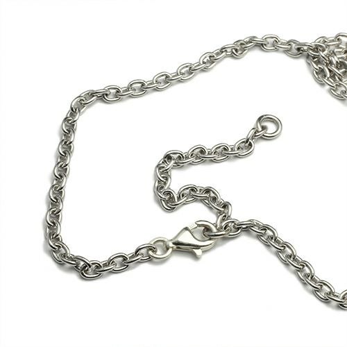 S925刻印 スカルネックレス 重量級 約175g ヴィンテージ バイカー　単色 鹿スカルネックレス シルバー925 【刻印無料】 雌 メス 鹿 骨 スカル