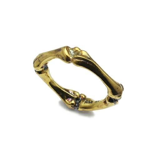 【ジャムホームメイド（JAMHOMEMADE）】パイレーツ・オブ・カリビアン/最後の海賊 クロスボーン リング - ゴールド / 指輪