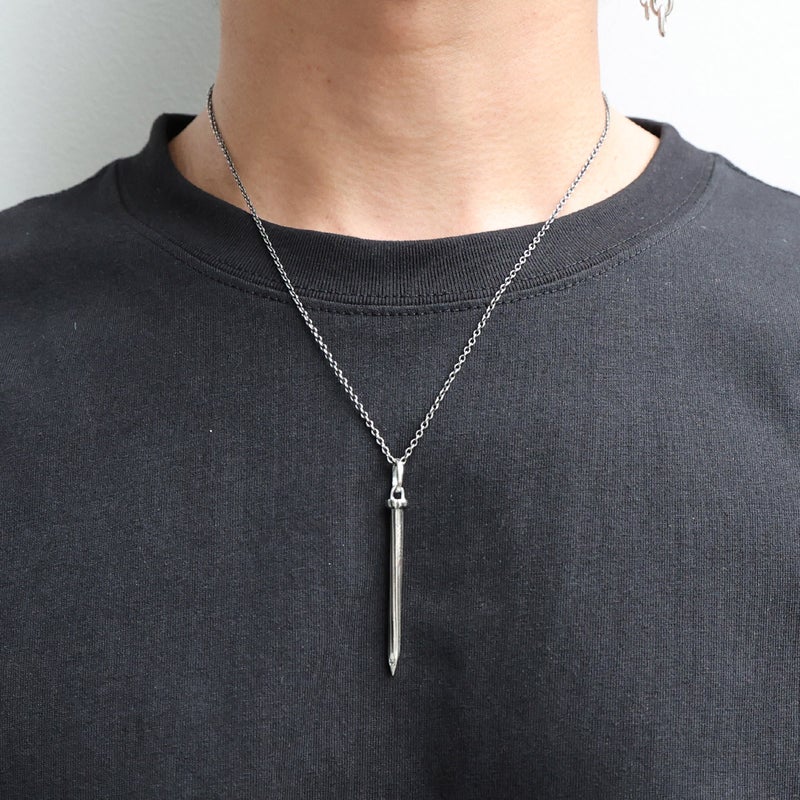 【ジャムホームメイド（JAMHOMEMADE）】ネイル トップ ネックレス M - シルバー925