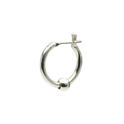 【ジャムホームメイド（JAMHOMEMADE）】JAM アイレット フープ ピアス - シルバー / 片耳