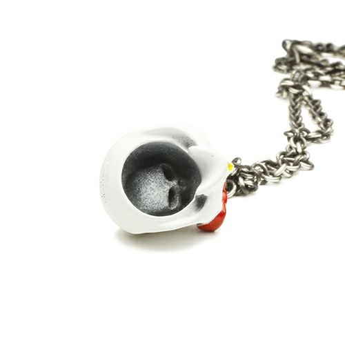 JKT002FC)ハローキティ/HelloKittyスカルフェイスネックレス