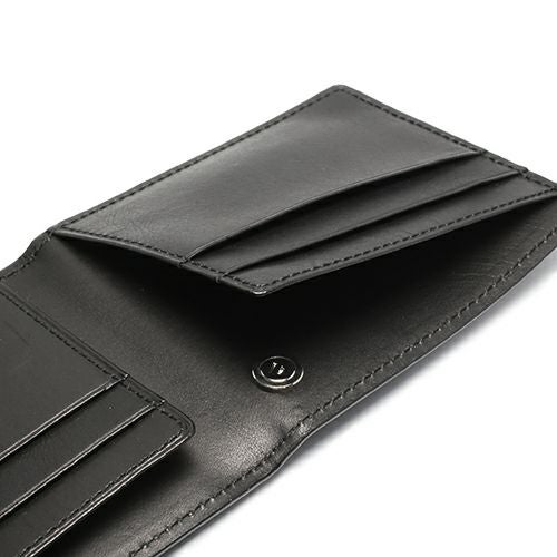 JNS873BK)スリム （薄造り） 二つ折り財布 / ミディアムウォレット