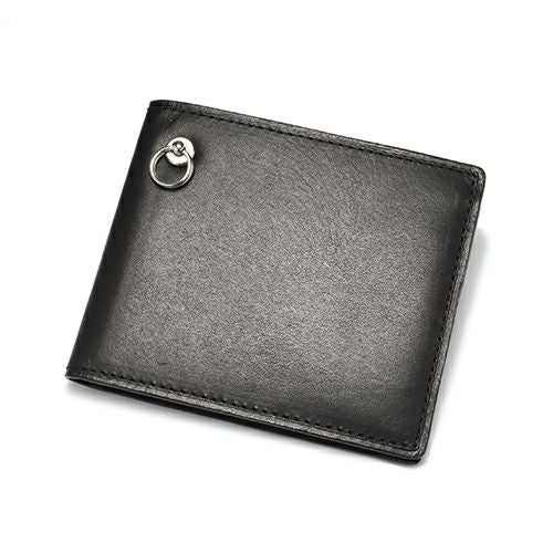 JNS873BK)スリム （薄造り） 二つ折り財布 / ミディアムウォレット