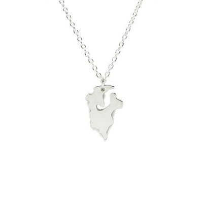 【ジャムホームメイド（JAMHOMEMADE）】日本地図 鹿児島県 ネックレス