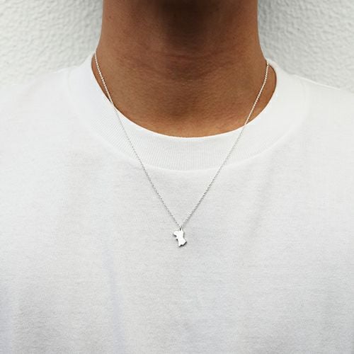 【ジャムホームメイド（JAMHOMEMADE）】日本地図 熊本県 ネックレス