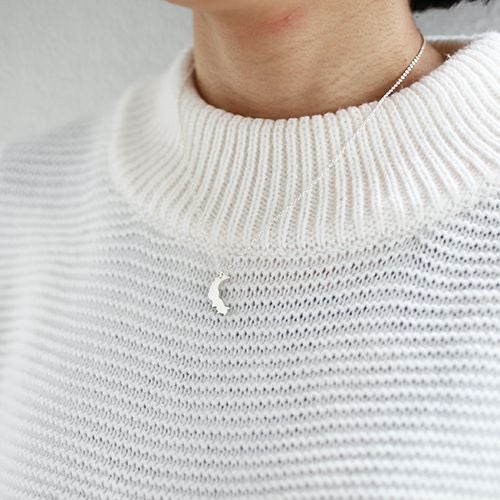 【ジャムホームメイド（JAMHOMEMADE）】日本地図 高知県 ネックレス