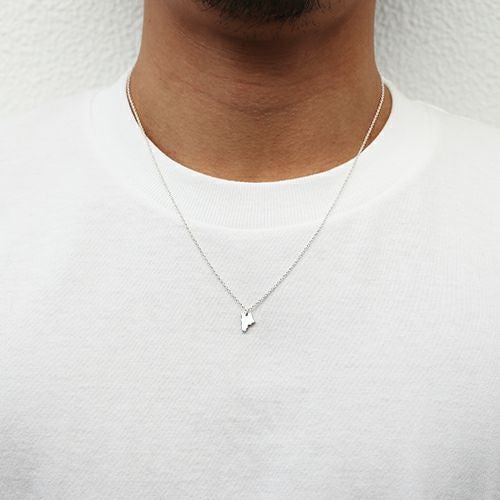 【ジャムホームメイド（JAMHOMEMADE）】日本地図 徳島県 ネックレス