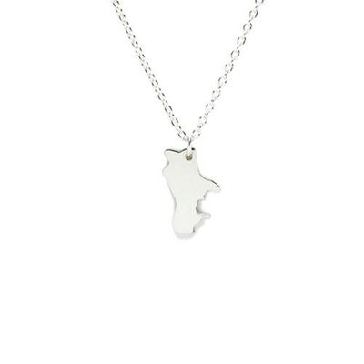 【ジャムホームメイド（JAMHOMEMADE）】日本地図 山口県 ネックレス