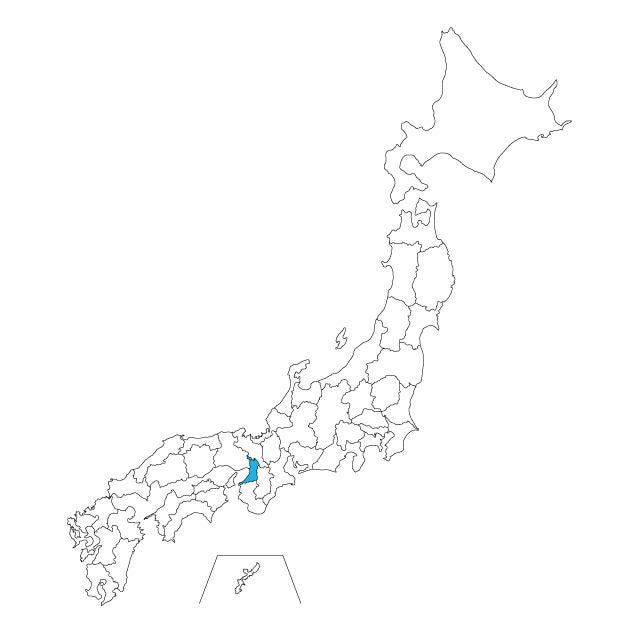 【ジャムホームメイド（JAMHOMEMADE）】日本地図 大阪府 ネックレス