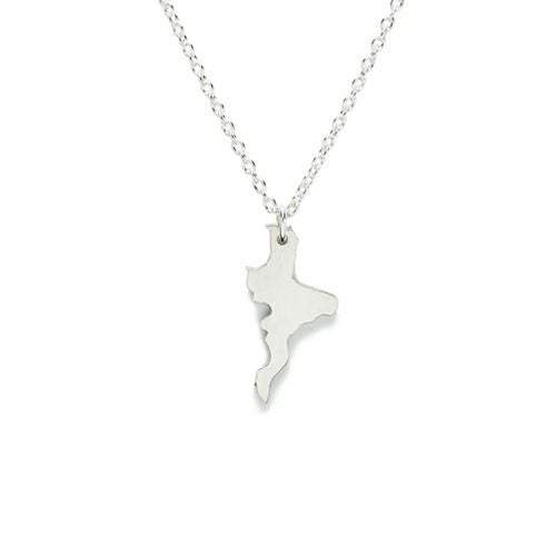 JMAP002)日本地図青森県ネックレス｜アクセサリー通販のジャムホーム