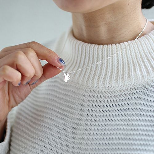 【ジャムホームメイド（JAMHOMEMADE）】日本地図 愛知県 ネックレス