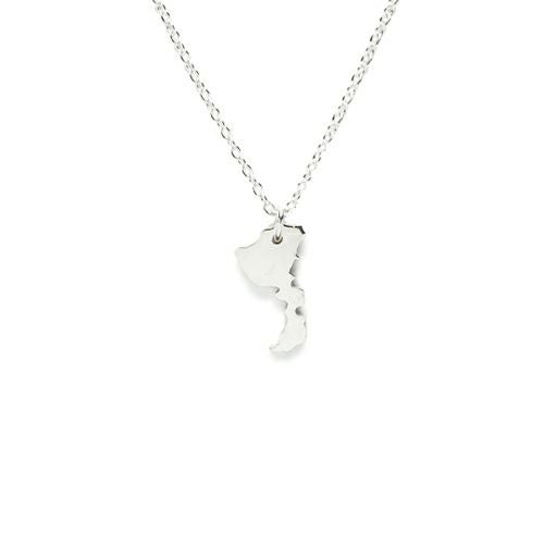 【ジャムホームメイド（JAMHOMEMADE）】日本地図 福井県 ネックレス