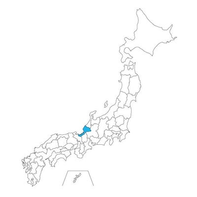【ジャムホームメイド（JAMHOMEMADE）】日本地図 福井県 ネックレス