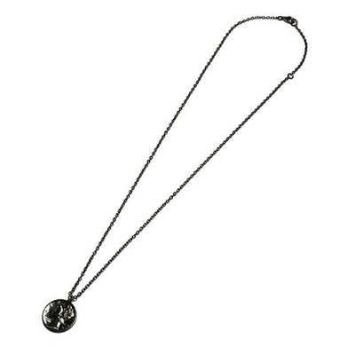 【ジャムホームメイド（JAMHOMEMADE）】コイン ネックレス ヴィンテージ マーキュリーコイン - ブラック