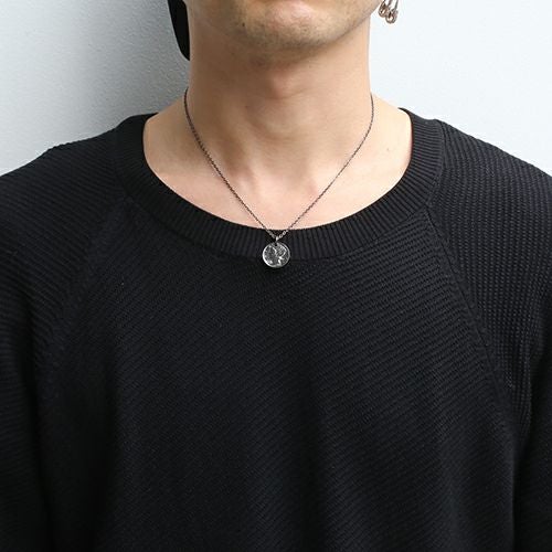 JAM  MADE ヴィンテージ マーキュリーチェーンネックレス J-NS365-BK)ヴィンテージマーキュリーコインネックレス-ブラック