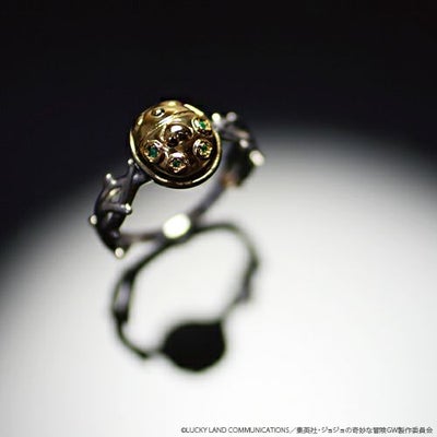 【ジャムホームメイド（JAMHOMEMADE）】『ジョジョの奇妙な冒険』黄金の風リング / 指輪（ゴールド・エクスペリエンス）