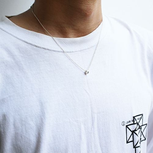 【ジャムホームメイド（JAMHOMEMADE）】AB型 ネックレス NEW TYPE （血液型） - シルバー