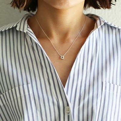 【ジャムホームメイド（JAMHOMEMADE）】B型 ネックレス NEW TYPE （血液型） - シルバー