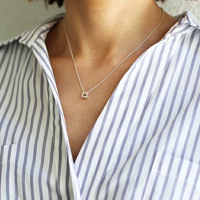 【ジャムホームメイド（JAMHOMEMADE）】B型 ネックレス NEW TYPE （血液型） - シルバー