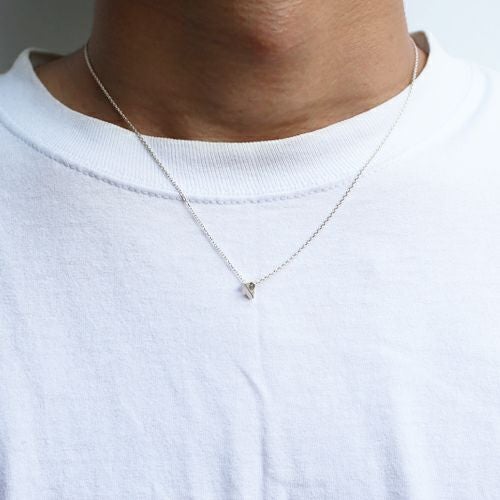 JNS931SV)A型ネックレスNEWTYPE（血液型）-シルバー｜アクセサリー通販