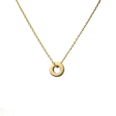 【ジャムホームメイド（JAMHOMEMADE）】O型 K10イエローゴールド ネックレス  NEW TYPE （血液型）