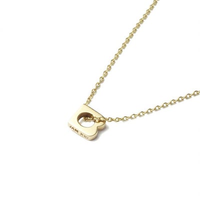 【ジャムホームメイド（JAMHOMEMADE）】B型 K10イエローゴールド ネックレス  NEW TYPE （血液型）