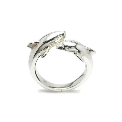 【ジャムホームメイド（JAMHOMEMADE）】シャーク＆ドルフィン リング / 指輪